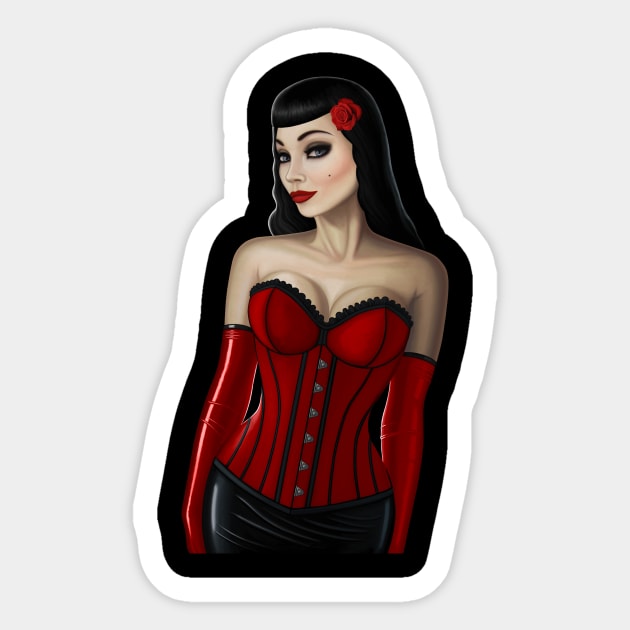 Selena - Red Sticker by Remus